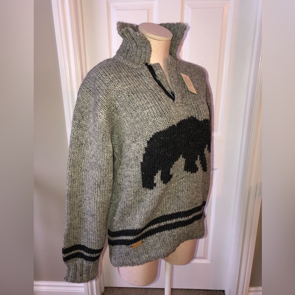 Balta Cozy Gray Bear Sweater - Picture 4 of 8
